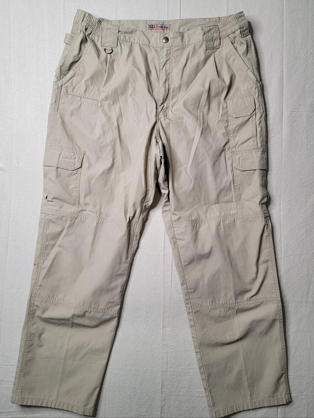 5.11 Tactical Cargo Pants Light Khaki Tan Utility Work Hiking Men's Size 40x32